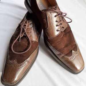 LUCIO RICCI  MEN'S SHOES WINGTIP SIZE 12M